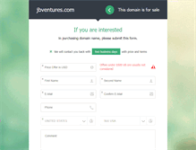 Tablet Screenshot of jbventures.com